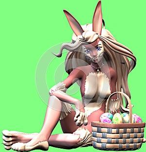 easter bunny photo