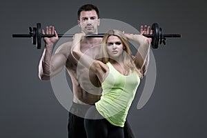 exerciser couple photo