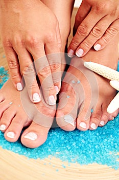 female feet and hands photo