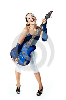 girl with a guitar