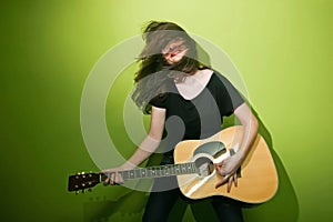 guitar woman