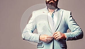 Sexy male, brutal macho, hipster. Male in tuxedo. Elegant handsome man in suit. Handsome bearded businessman in classic