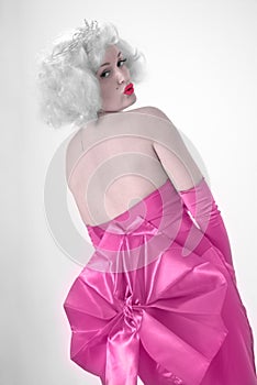 Marilyn impersonator photo