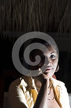 Nicaraguan hispanic latin black woman photo