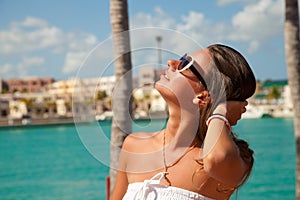 woman in Cap Cana photo