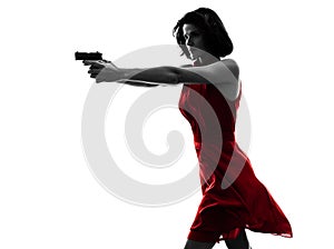 woman holding gun img