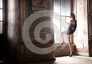 woman posing photo