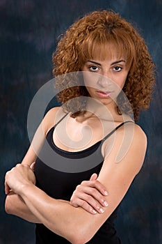 Young Woman With Auburn Hair photo