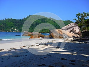 Seychelles, Mahe Island , Lazare Bay, Anse Gaulette beach