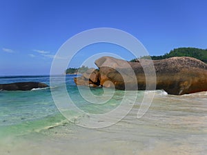 Seychelles , Mahe Island , Lazare Bay , Anse Gaulette beach