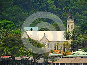 Seychelles, Mahe Island, St. Roch Roman Catholic Church in Bel Ombre