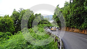 Seychelles, Mahé island, on the west coast road