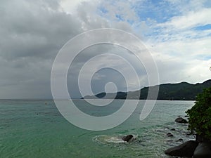 Seychelles, Mahé island, on the west coast road