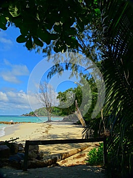 Seychelles, Praslin Island, Anse Kerlan beach