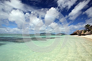 Seychelles seascape.