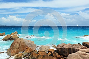 Seychelles seascape.