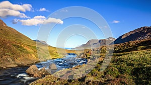 Seydisfjordur Fjord valley