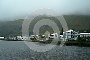 Seydisfjordur town in East Iceland