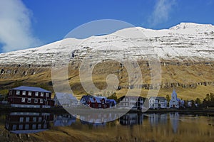 Seydisfjordur town in Iceland