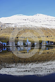 Seydisfjordur town in Iceland