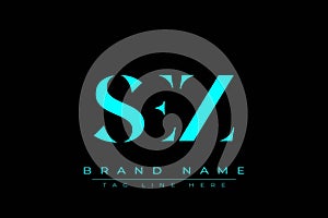 SEZ abstract letter logo design