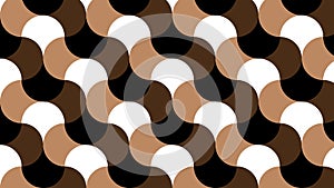 Sfondo pattern astratto illusione ottica tessellation in stile escher photo