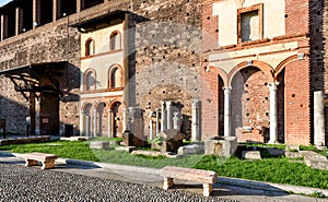 Sforza Castle Castello Sforzesco, Milan, Italy