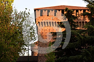 Sforza Castle or Castello Sforzesco is one of the biggest citadels in Europe