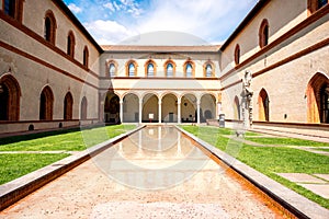 Sforza castle in Milan