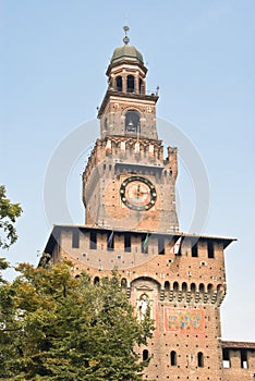 Sforza Castle. Milan, Italy.