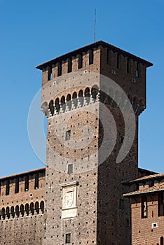 Sforza Castle in Milan Italy - Castello Sforzesco