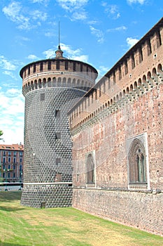 Sforza castle, milan photo