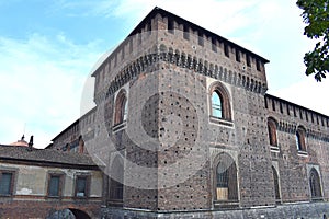 Sforzesco Castle in Milan