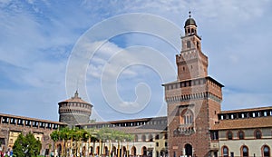 Sforzesco Castle in Milan