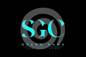 SGC abstract letter logo design