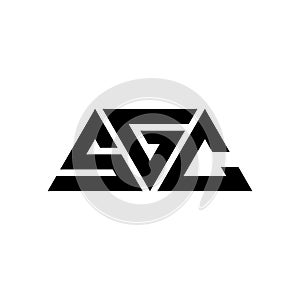 SGC triangle letter logo design with triangle shape. SGC triangle logo design monogram. SGC triangle vector logo template with red