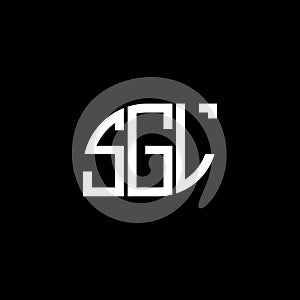 SGL letter logo design on black background. SGL creative initials letter logo concept. SGL letter design.SGL letter logo design on