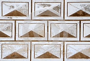 Sgrafito plaster texture