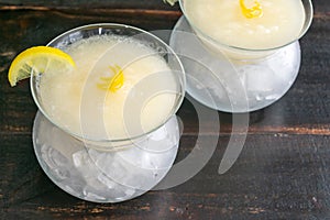 Sgroppino al Limone Lemon Sorbet Cocktails
