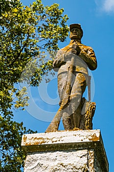 Sgt. William H. Carney Statue in West Point Cemetery in Norfolk, Virginia