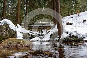 Sgwd Clun-Gwyn Waterfall located in Waterfall Country in Brecon Beacons National Park and Forest Fawr Geopark, the Vale