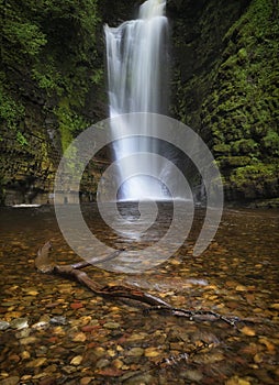 Sgwd Einion Gam waterfall South Wales