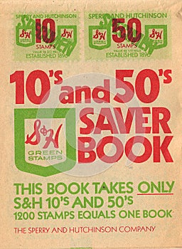 SH Trading Stamps Saver Book