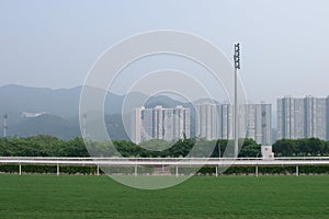 the Sha Tin racecourse at non race day in Hong Kong 15 Oct 2005