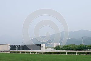 the Sha Tin racecourse at non race day in Hong Kong 15 Oct 2005