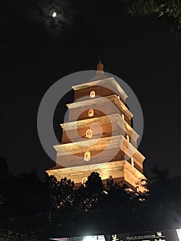 Shaanxi Xi`an Giant Wild Goose Pagoda