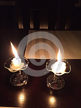 Shabbath candles