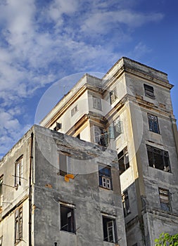 Shabby building in Old Havana