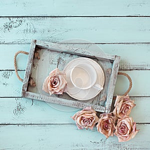 Shabby chic tray