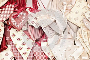 Shabby chik hearts